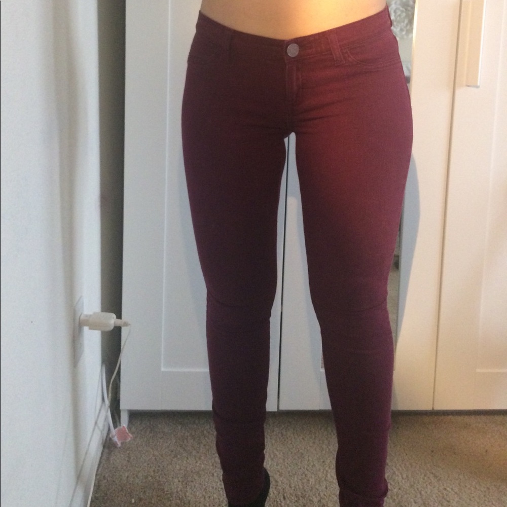 Maroon RSQ Miami Jeggings